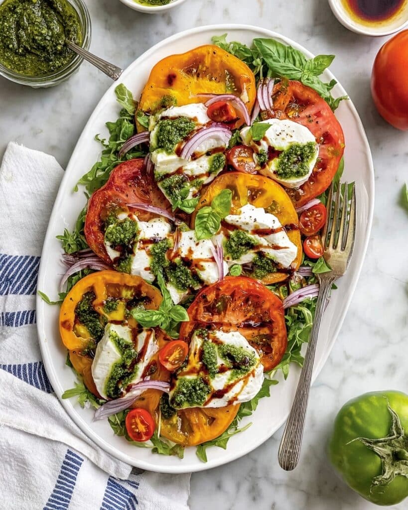 Tomato Burrata Salad Recipe