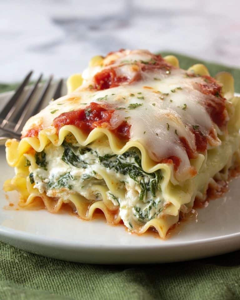 Pesto Chicken Lasagna Rolls Recipe