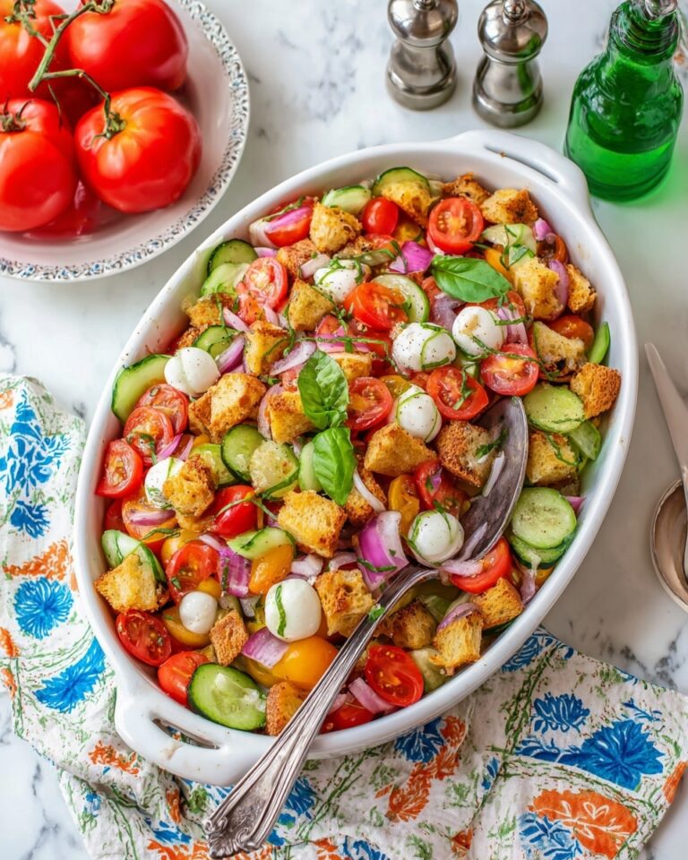 Easy Tomato Panzanella Salad Recipe