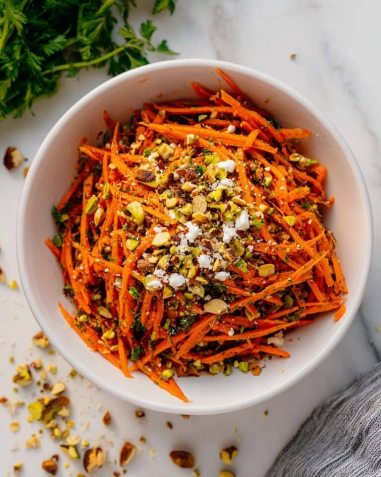 Ribbon Carrot Salad with Pistachios and Fresh Herbs Recipe