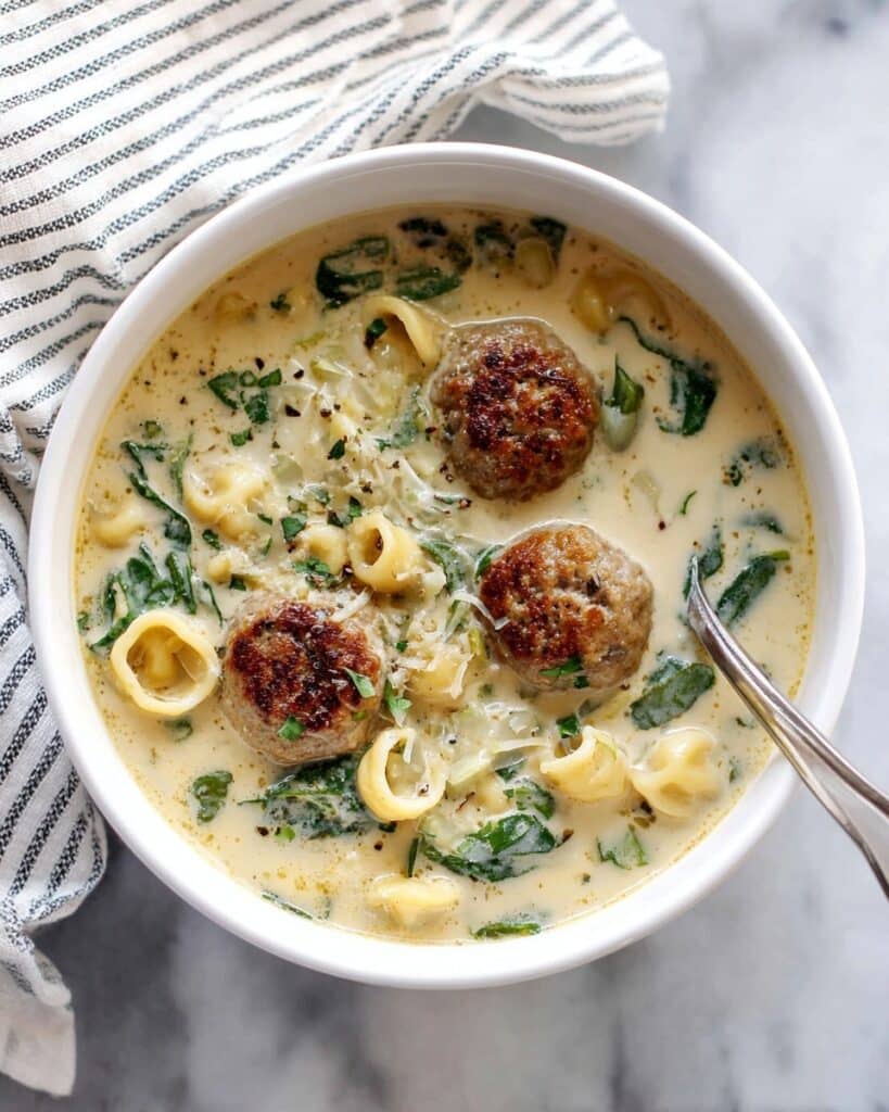 Chicken Meatball Noodle Soup Recipe