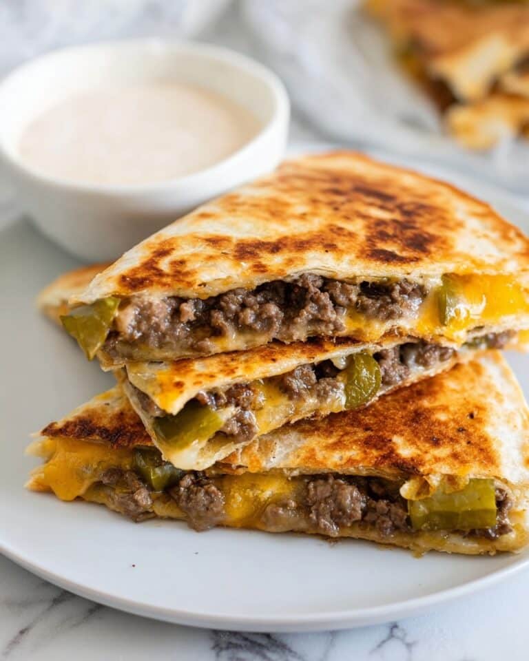 Cheeseburger Quesadilla Recipe