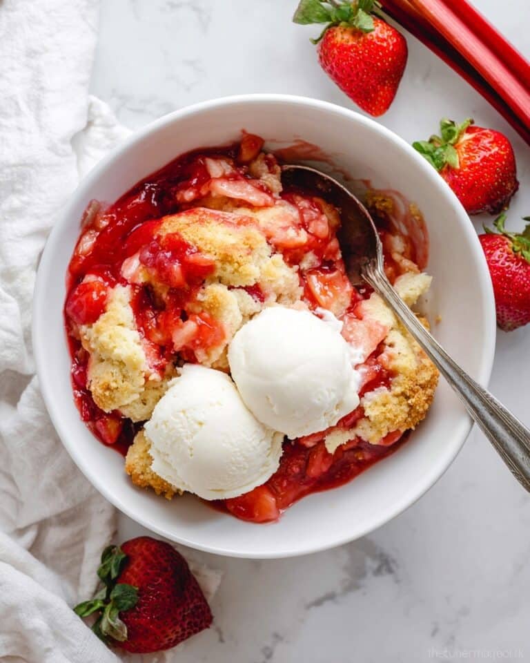 Strawberry Rhubarb Cobbler Recipe