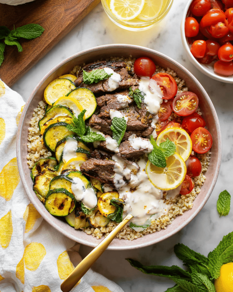 Steak Couscous Bowls Recipe