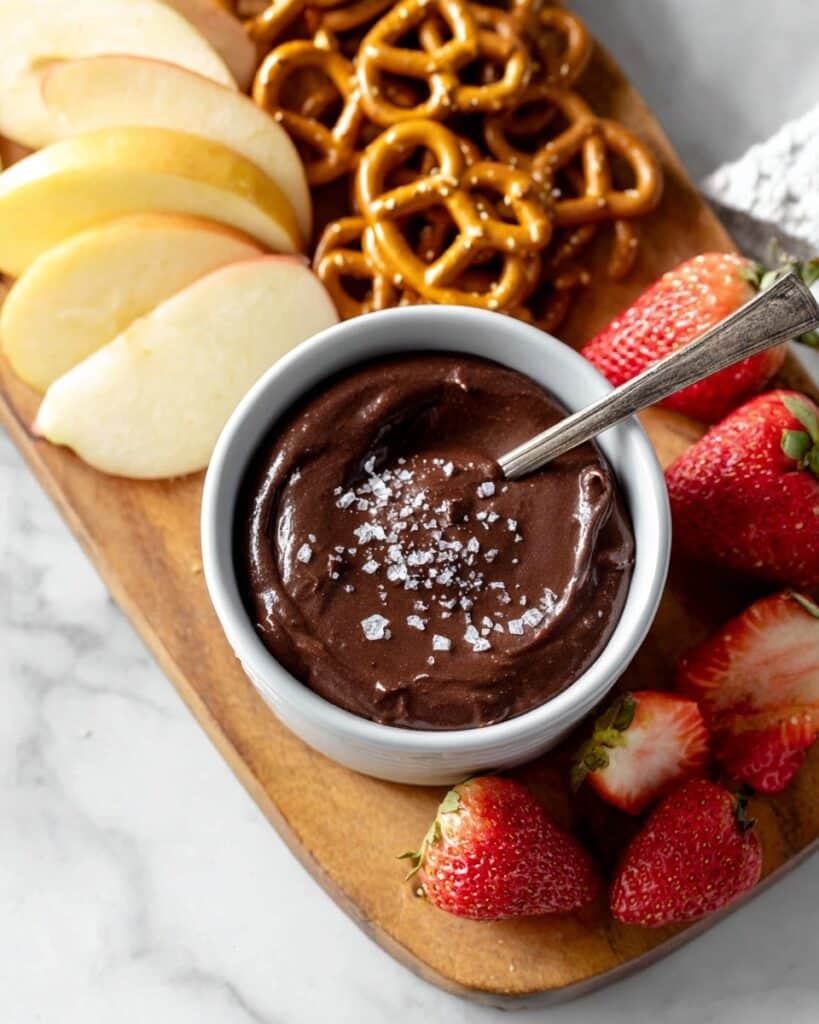 Brownie Batter Chocolate Hummus Recipe