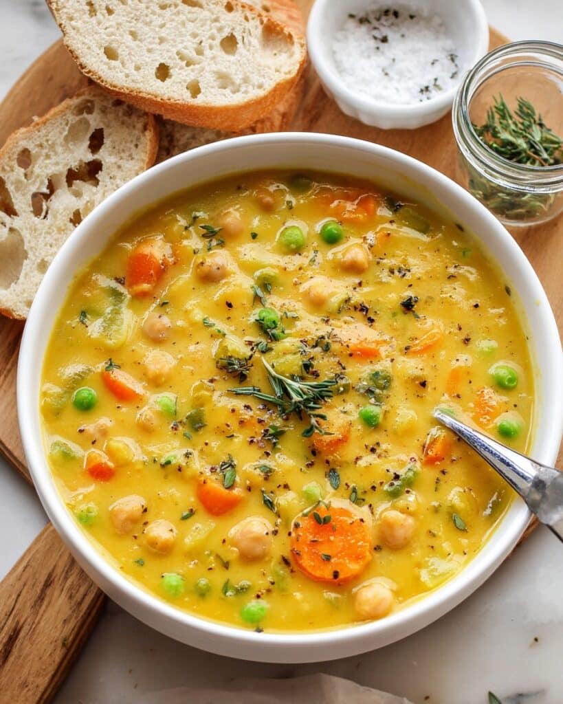 One-Pot Creamy Vegetable Soup Recipe