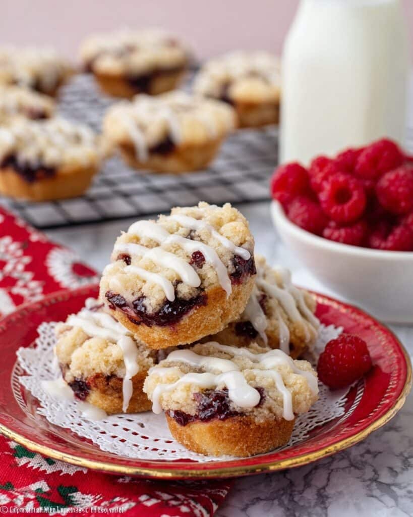 Raspberry Cookies with Vanilla and Almond Flavors Recipe