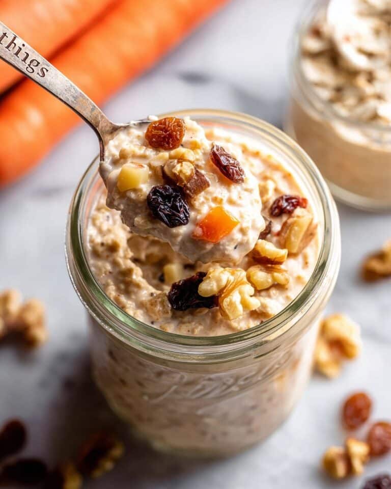 Carrot Cake Overnight Oats Recipe