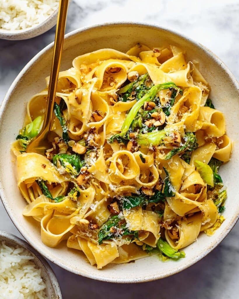 Brown Butter Brussels Sprouts Pasta Recipe
