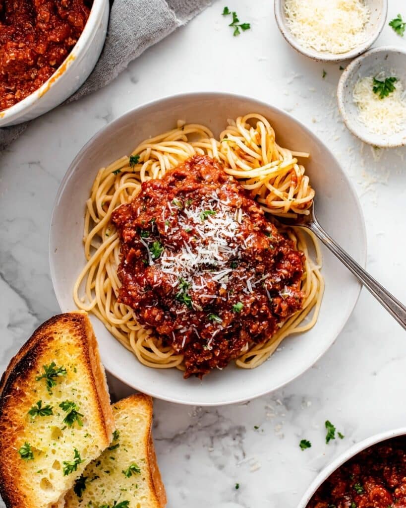 Slow Cooker Spaghetti Meat Sauce Recipe
