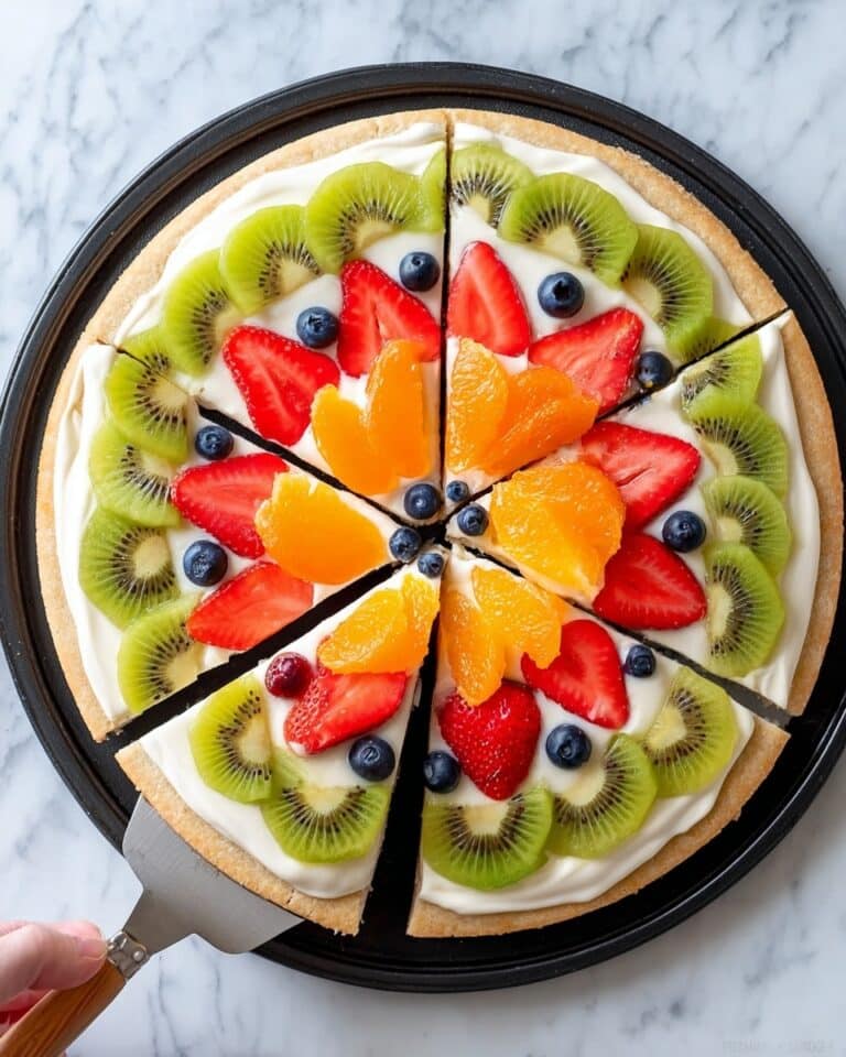 Fruit Pizza with Cream Cheese Frosting Recipe