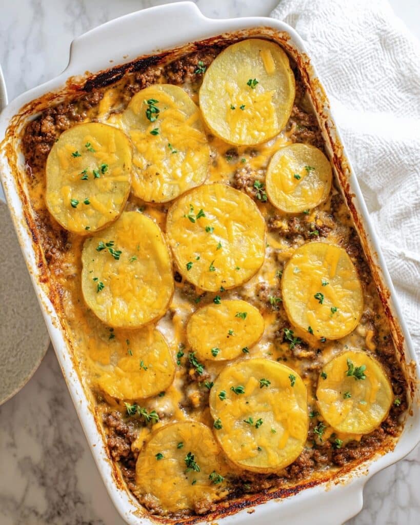Hamburger Potato Casserole Recipe