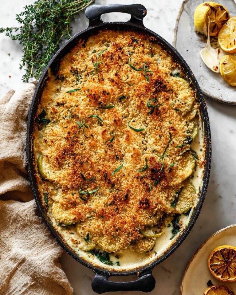 Spring Leek and Mushroom Gratin Recipe