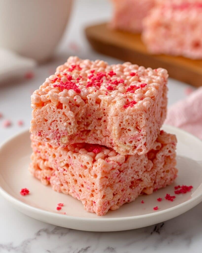 Strawberry Rice Krispie Treats Recipe