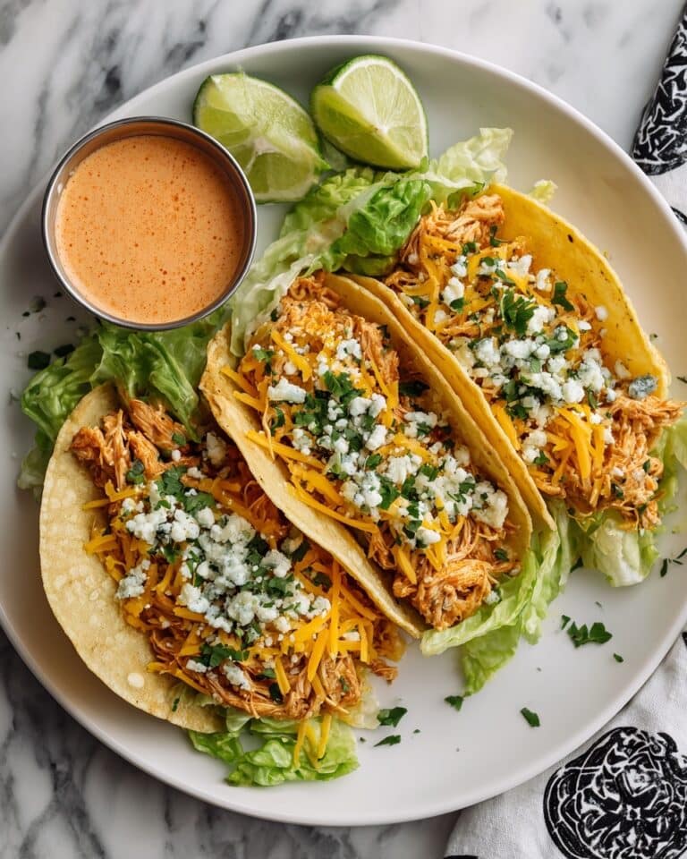 Buffalo Chicken Tacos Recipe