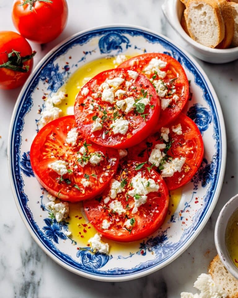 5-Minute Tomato Appetizer with Feta Recipe