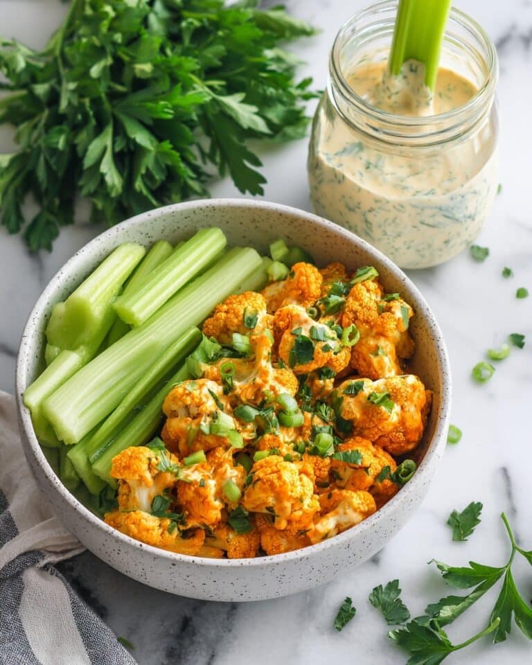 Air Fryer Buffalo Cauliflower Bites Recipe
