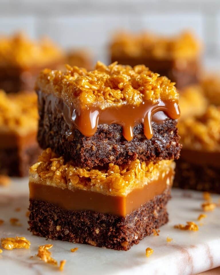 Caramel Crunch Brownies Recipe