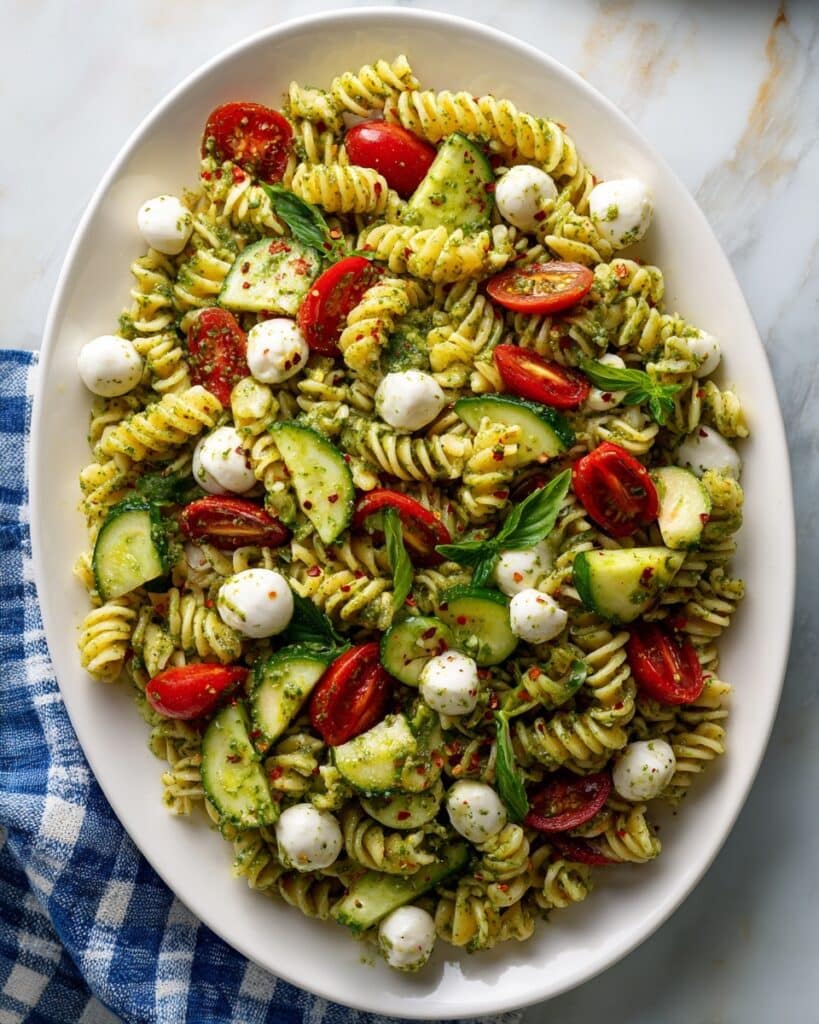 Easy Pesto Pasta Salad Recipe