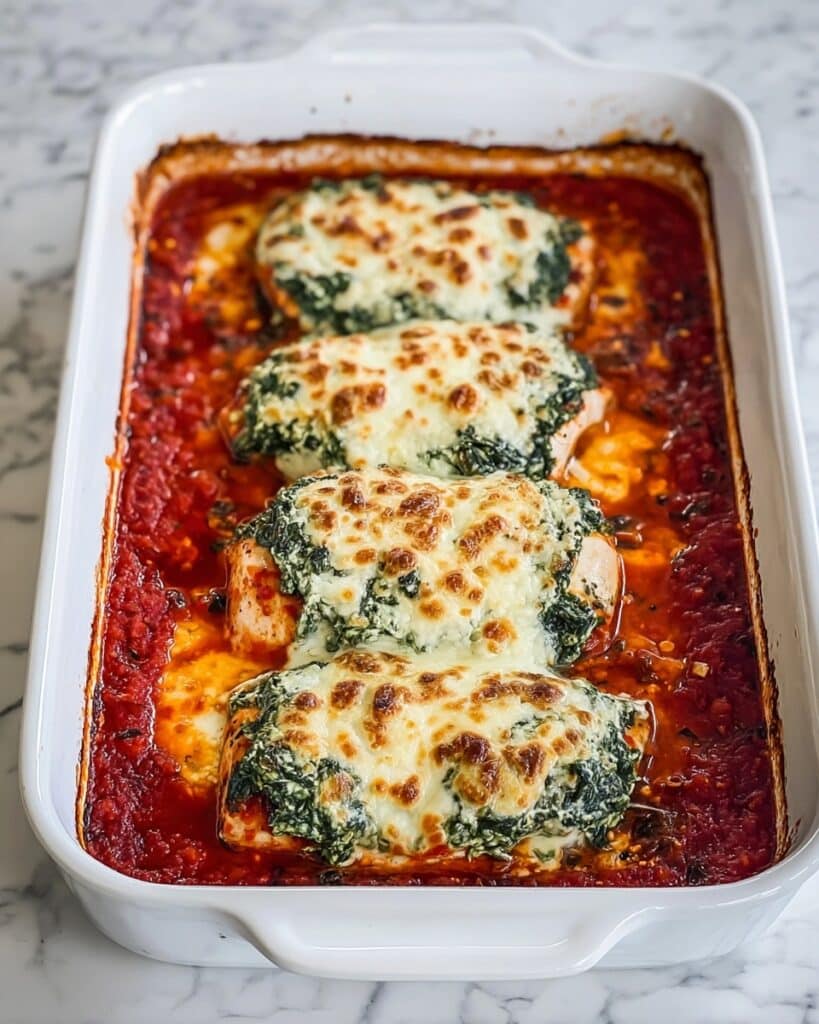 Spinach Ricotta Chicken Bake Recipe