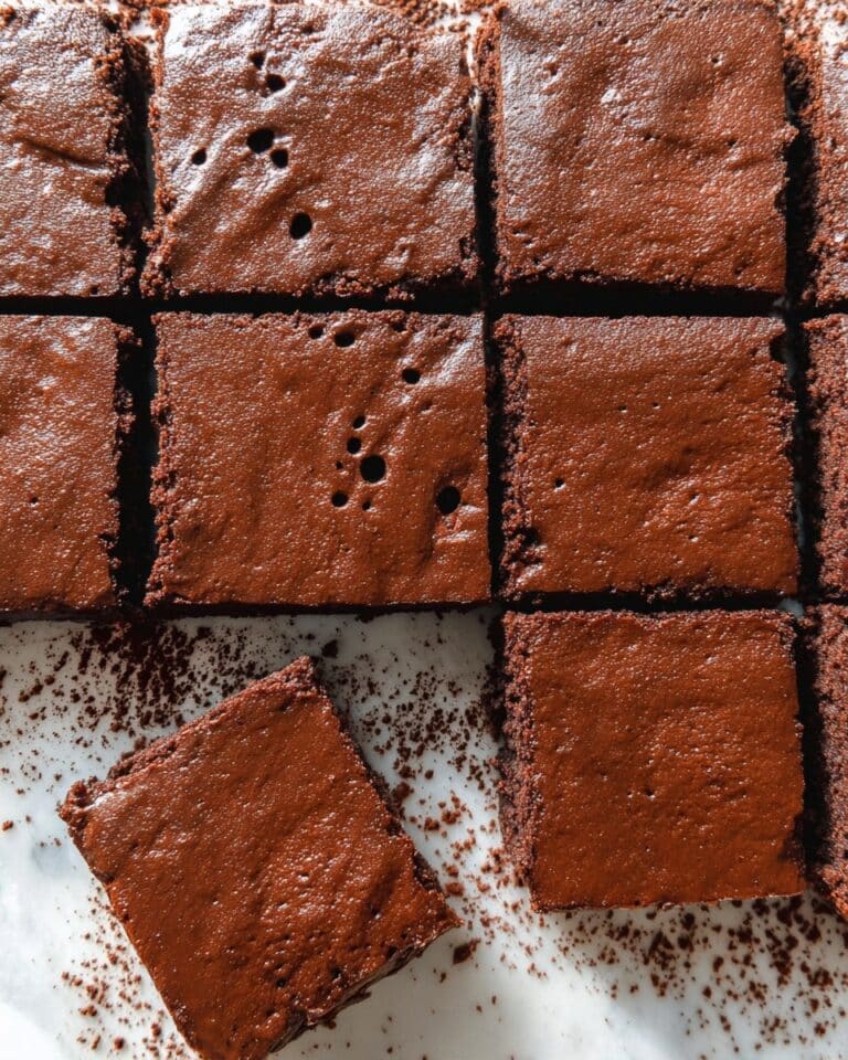 Fudge Brownies with Rich Cocoa Frosting Recipe