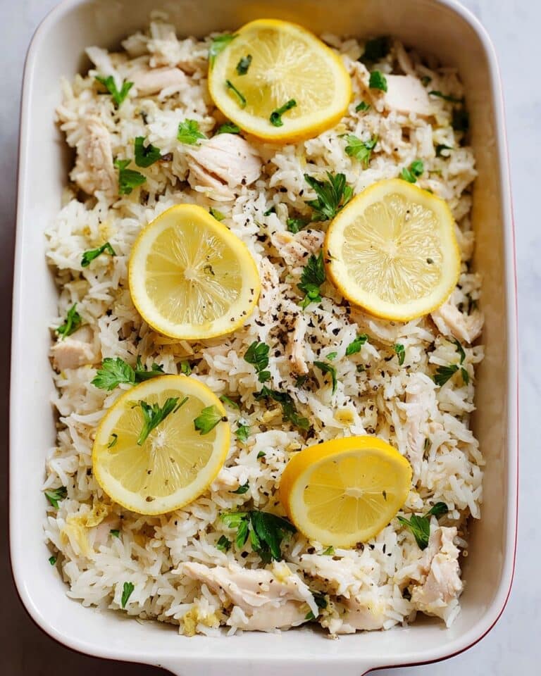 Lemon Chicken & Rice Casserole Recipe