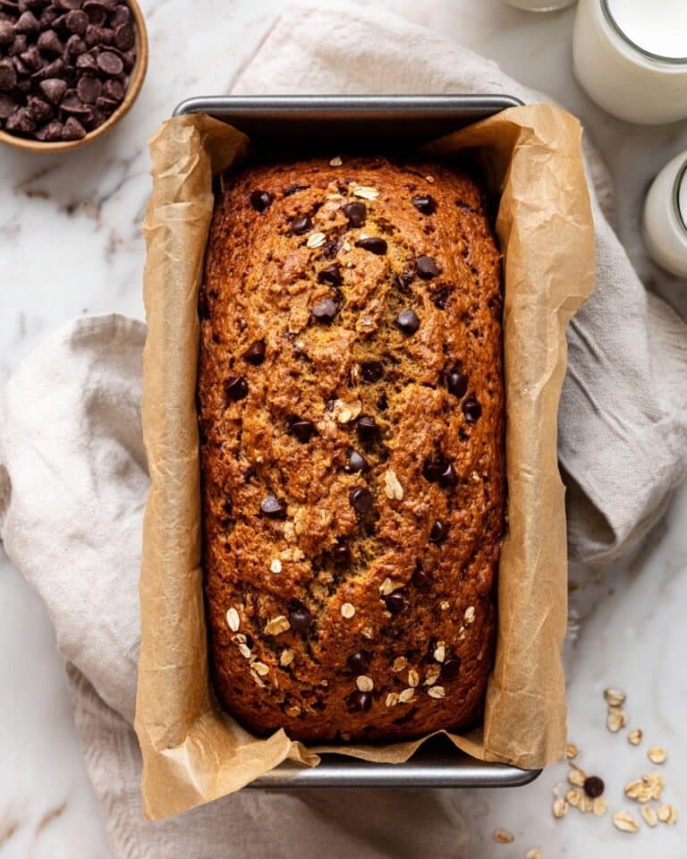 Chocolate Chip Oatmeal Banana Bread Recipe