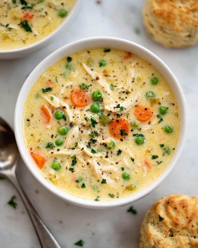 Chicken Pot Pie Soup Recipe