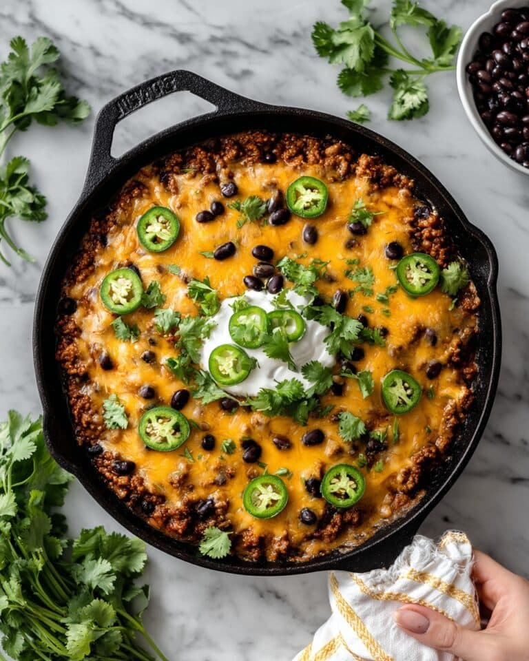 Tamale Pie with Cheddar Cornbread Topping Recipe