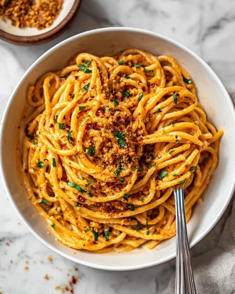10-Ingredient Creamy Vegan Pantry Pasta Recipe