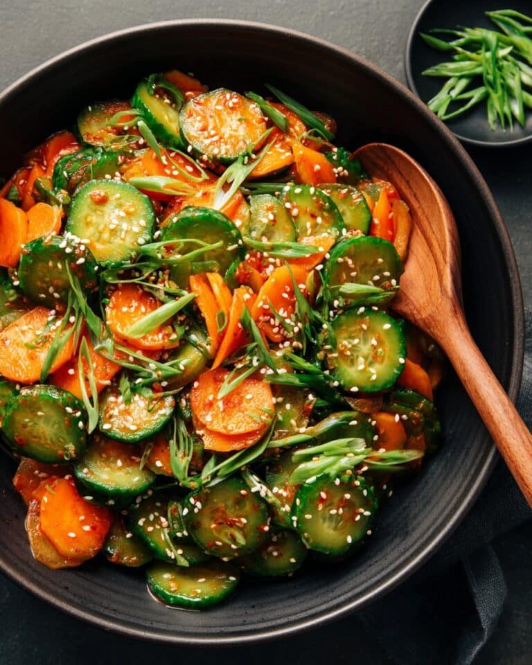 Spicy Korean Cucumber Salad Recipe