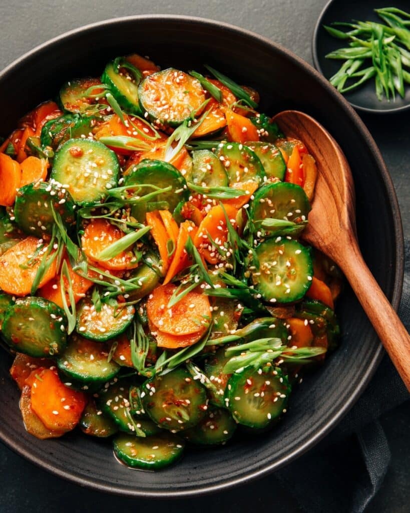 Spicy Korean Cucumber Salad Recipe