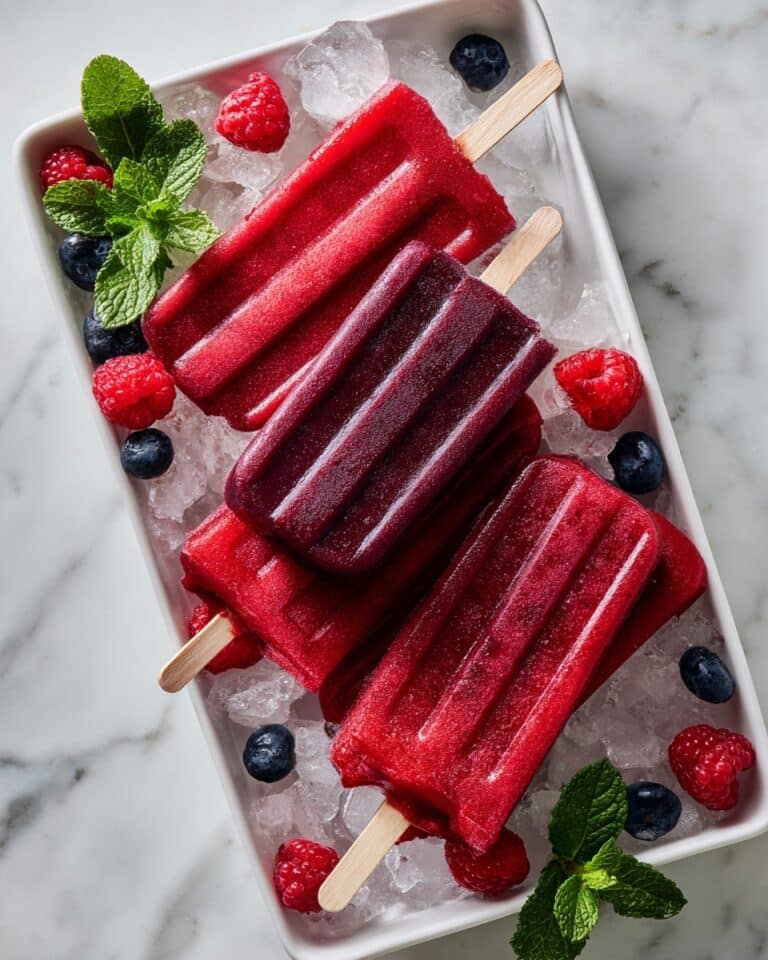 Sugar Free Berry Popsicles Recipe