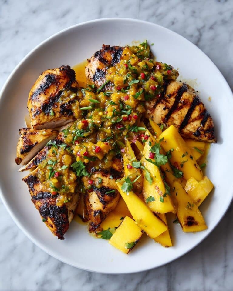 Grilled Mango Pineapple Chicken Recipe