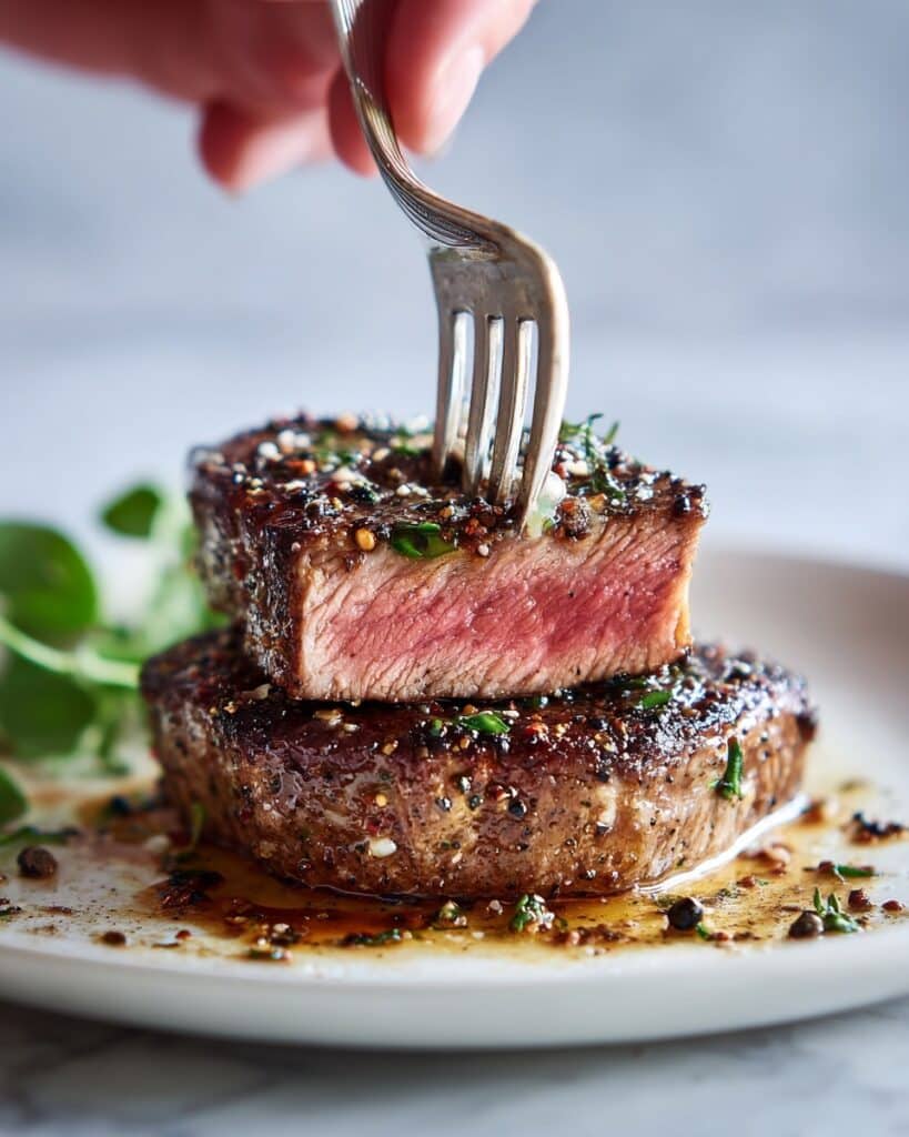Perfect New York Strip Steak with Resting Butter Recipe