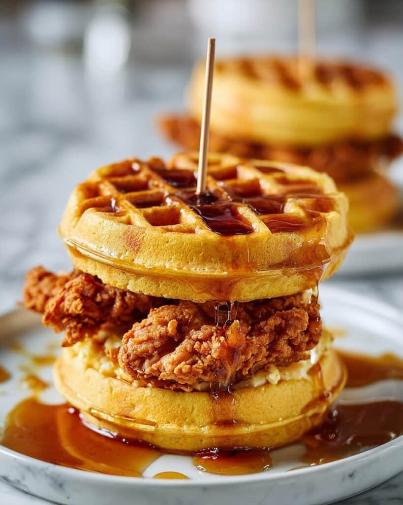 Chicken and Waffle Sliders Recipe