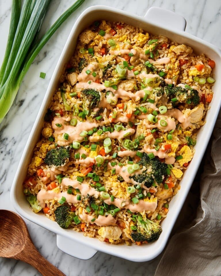 Chicken Fried Rice Dump-and-Bake Recipe