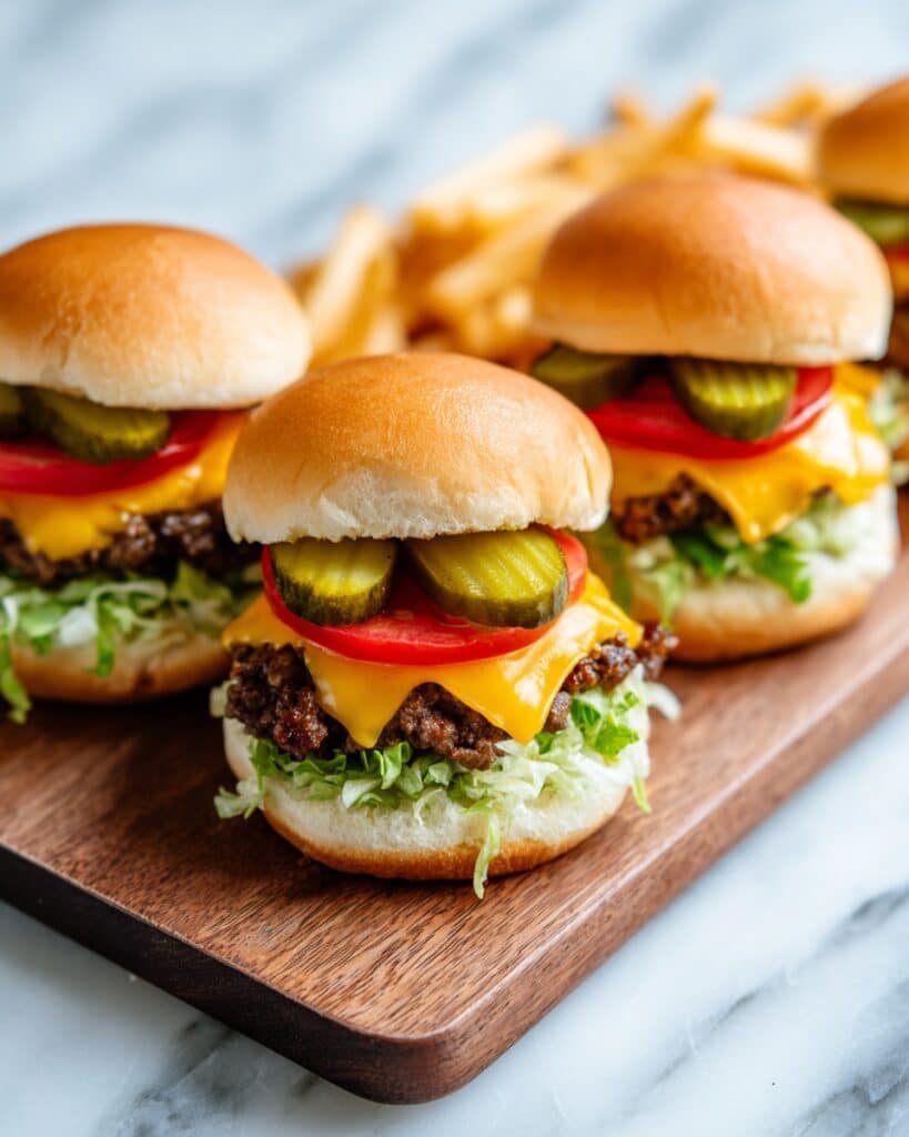 The Best Cheeseburger Sliders Recipe