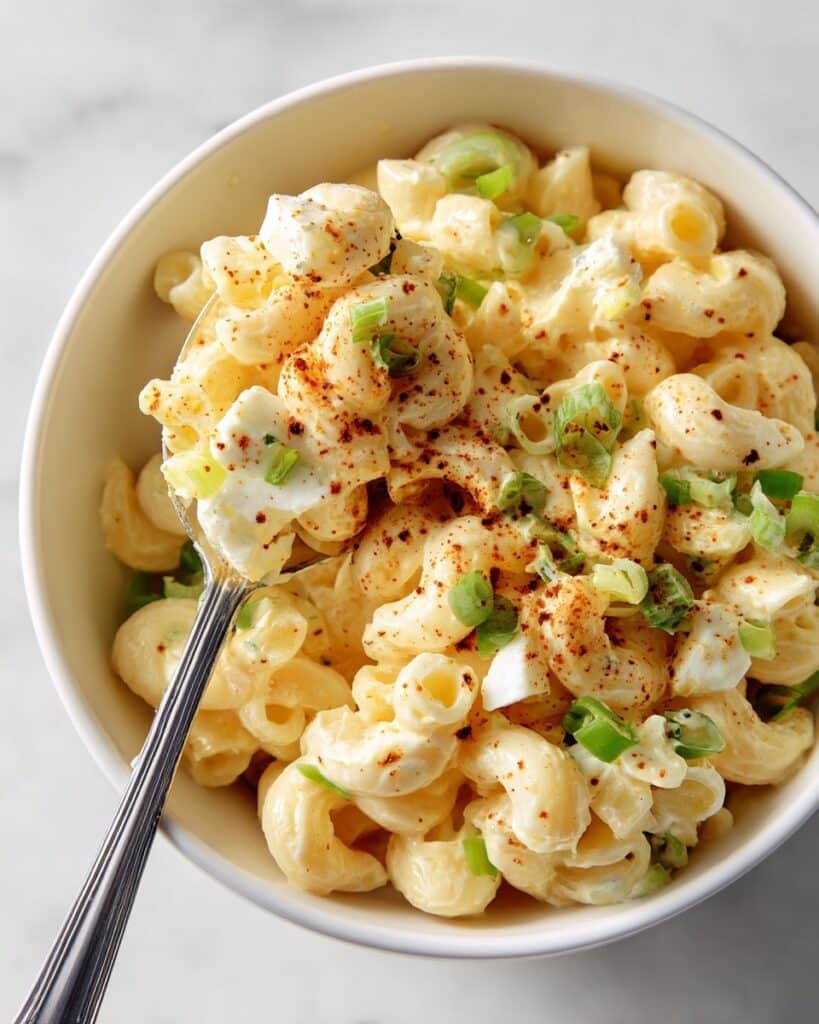 Pasta Deviled Egg Salad Recipe