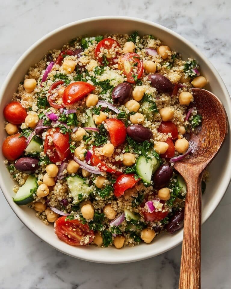 Healthy Mediterranean Quinoa Salad Recipe