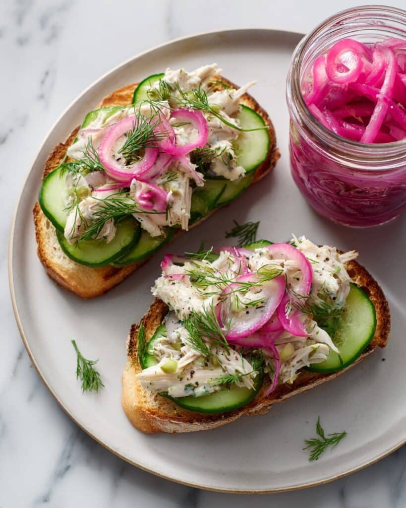 Chicken Cucumber Salad with Feta and Dill Recipe
