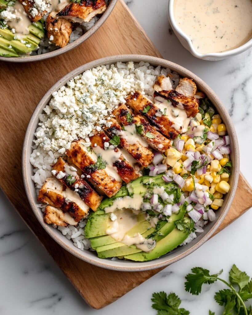 Street Corn Chicken and Rice Bowl Recipe