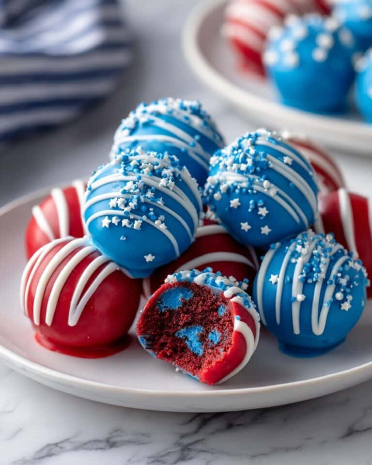 Fourth of July Oreo Balls Recipe
