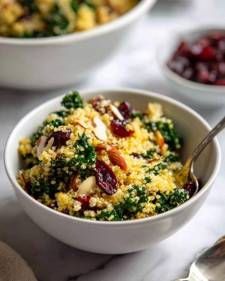Kale Cranberry Quinoa Salad Recipe