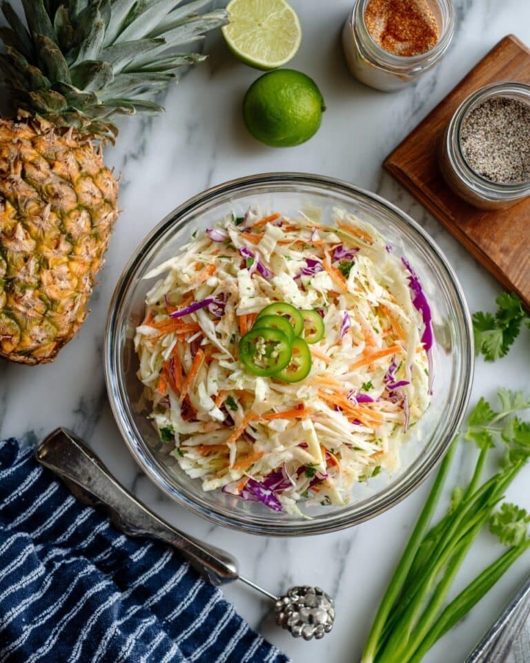 Easy Pineapple Coleslaw Recipe