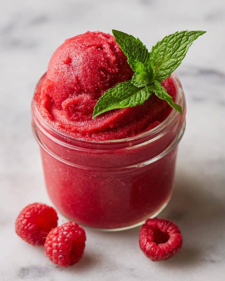 Sugar-Free Raspberry Sorbet Recipe