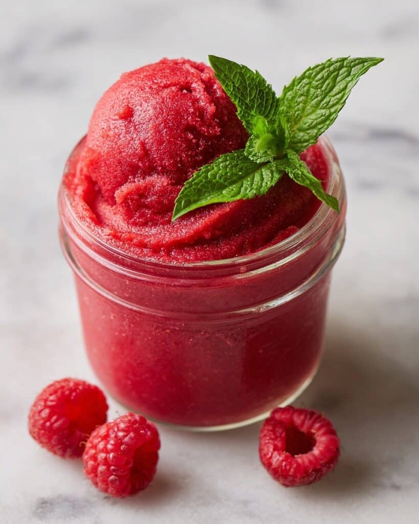 Sugar-Free Raspberry Sorbet Recipe