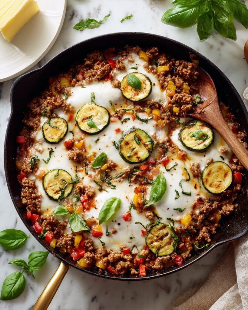 Easy Zucchini and Ground Beef Casserole Recipe