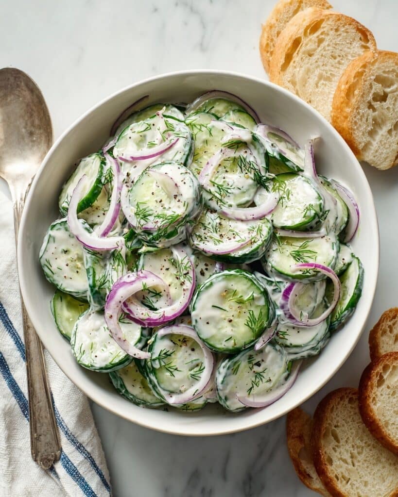 Cucumber Dill Salad Recipe