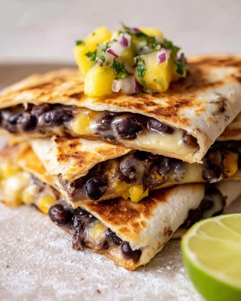 Crispy Smashed Black Bean Tacos with Mango Salsa Recipe